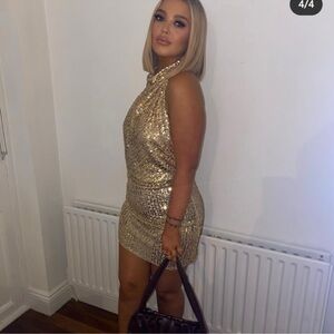 ZARA SHORT SEQUIN DRESS